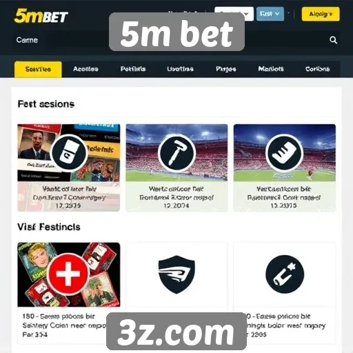 Análise das funcionalidades do site 5m bet
