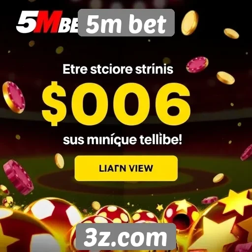 Promoções e bônus oferecidos pela 5m bet